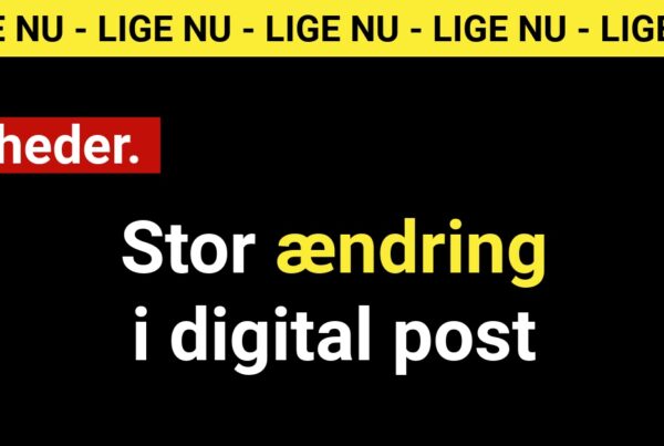 Stor ændring i digital post