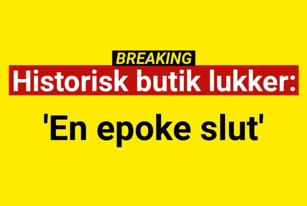 Historisk butik lukker: 'En epoke slut'