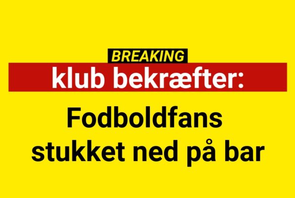 BREAKING: Fodboldfans stukket ned på bar