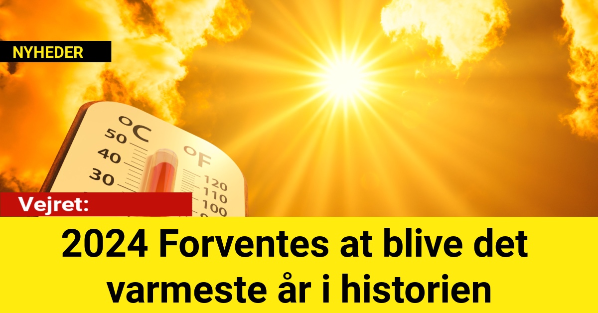 2024 Forventes at blive det varmeste år i historien