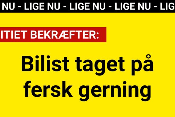 Bilist taget på fersk gerning - Krimi