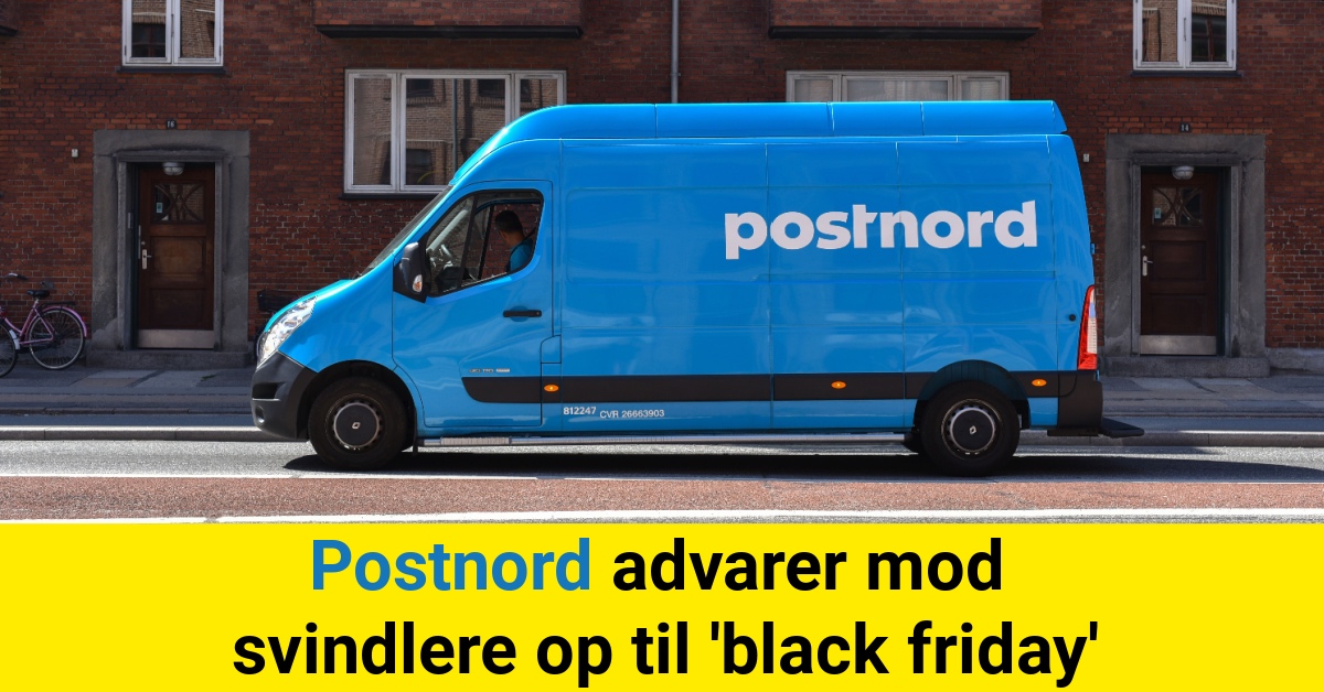 Postnord advarer mod svindlere op til 'black friday'