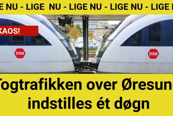 Togtrafikken over Øresund indstilles ét døgn