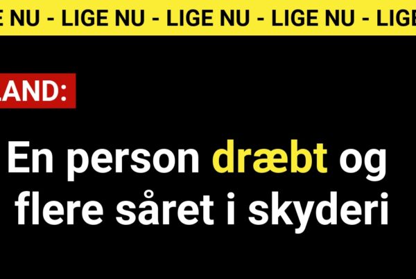 En person dræbt og flere såret i skyderi