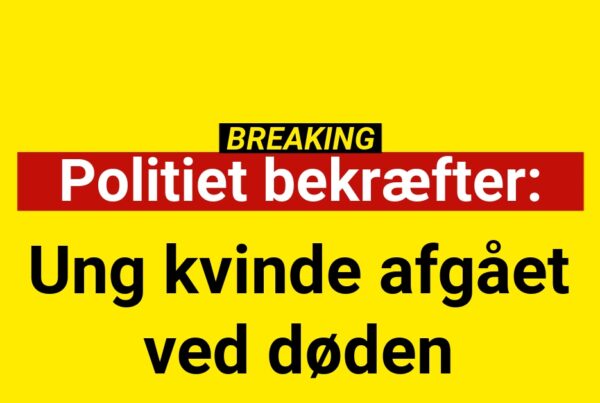 Ung kvinde afgået ved døden