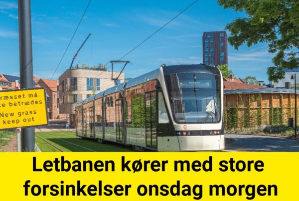 Letbanen kører med store forsinkelser onsdag morgen