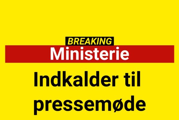 Regeringen indkalder til pressemøde: