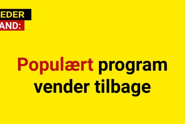 Populært program vender tilbage