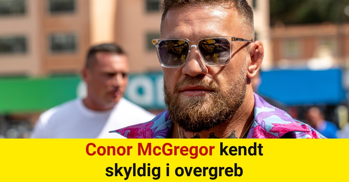 Conor McGregor kendt skyldig i overgreb