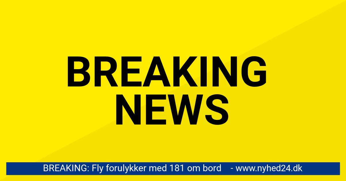 BREAKING: Fly forulykker med 181 om bord