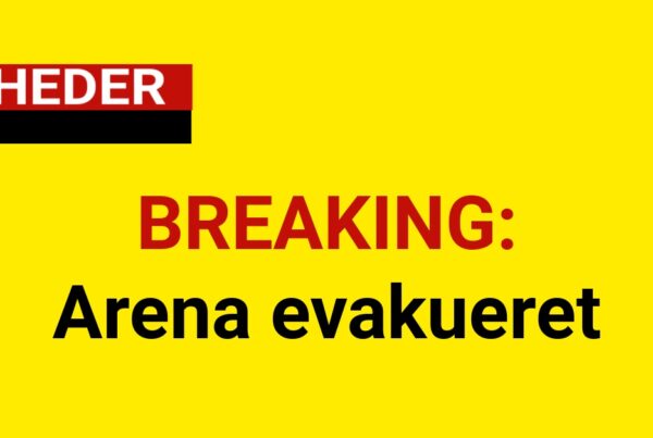 BREAKING: Arena evakueret