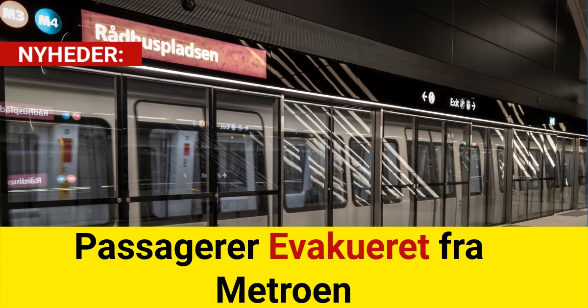 Passagerer Evakueret fra Metroen