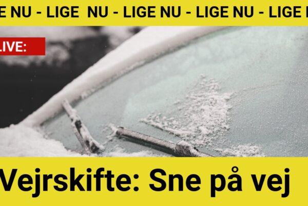 Vejrskifte: Sne på vej