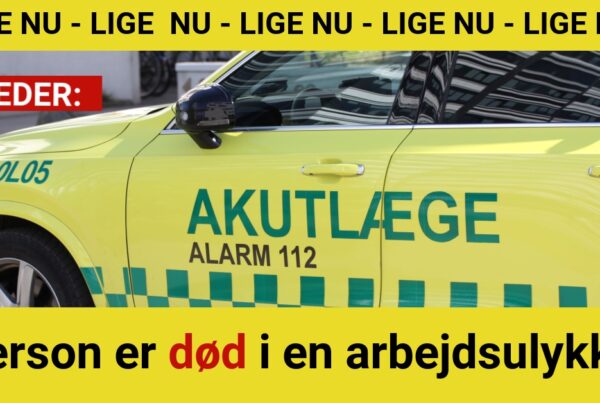 Person er død i en arbejdsulykke