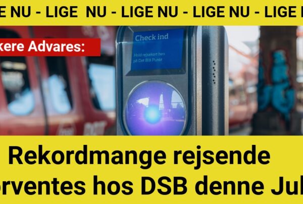 Rekordmange rejsende forventes hos DSB denne Jul