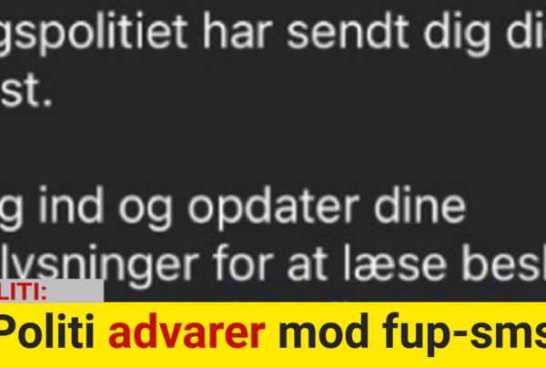 Politi advarer mod fup-sms