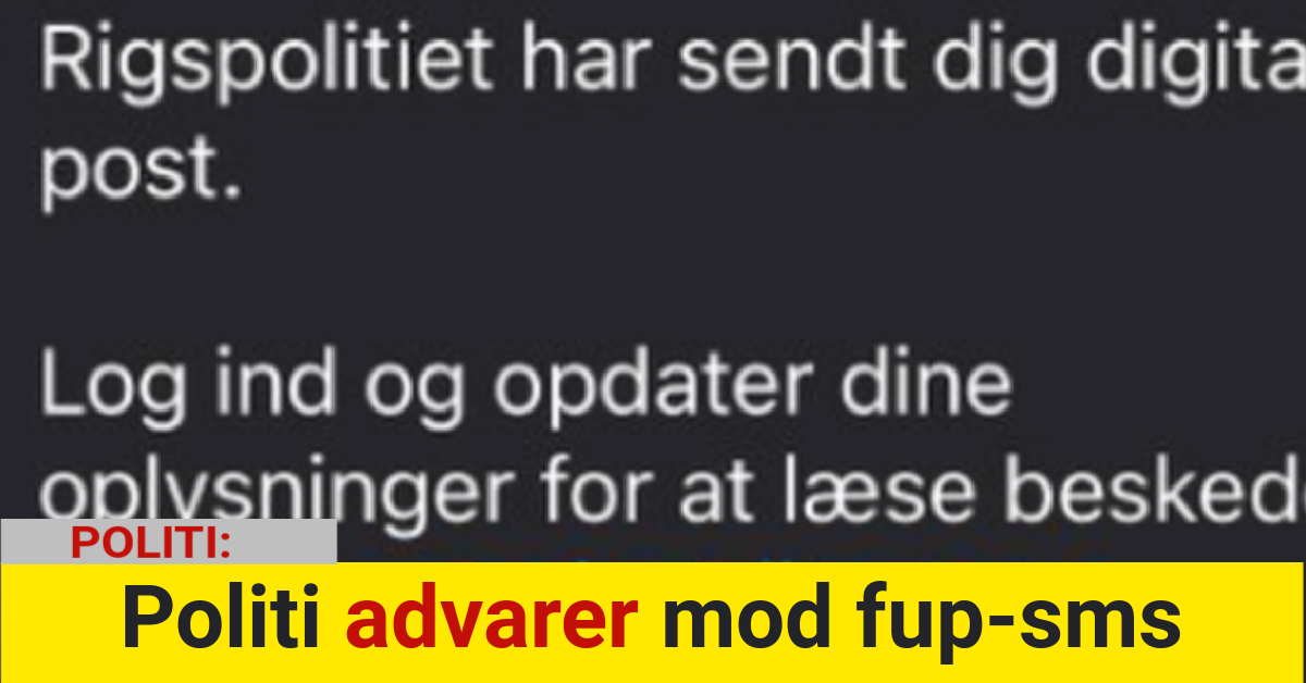 Politi advarer mod fup-sms