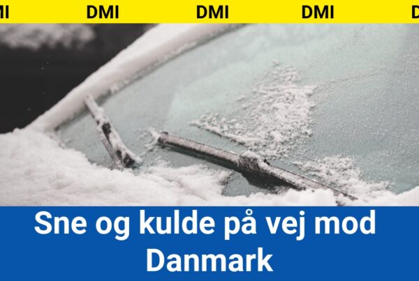 Sne og kulde på vej mod Danmark