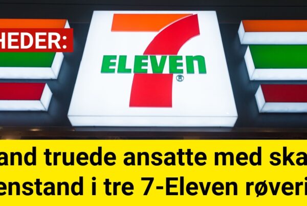 Mand truede ansatte med skarp genstand i tre 7-Eleven røverier