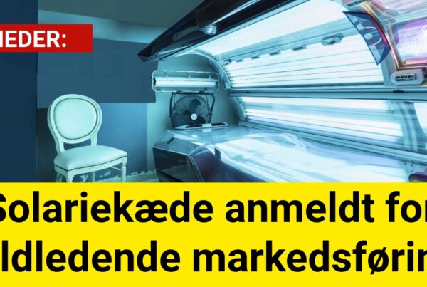 Solariekæde anmeldt for vildledende markedsføring