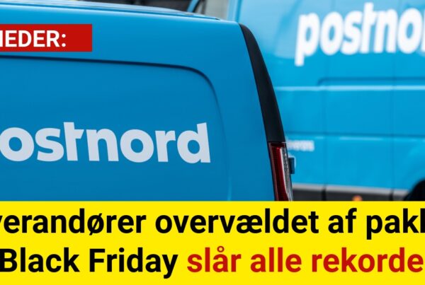 Leverandører overvældet af pakker: Black Friday slår alle rekorder