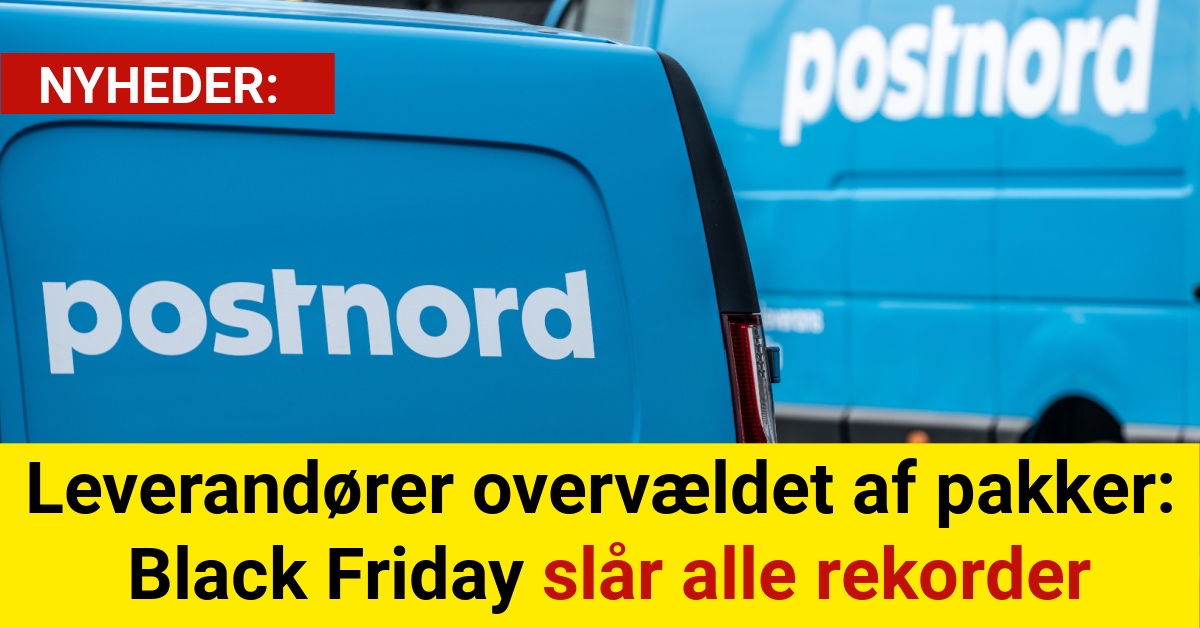 Leverandører overvældet af pakker: Black Friday slår alle rekorder