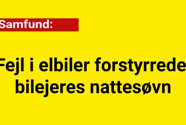 Fejl i elbiler forstyrrede bilejeres nattesøvn