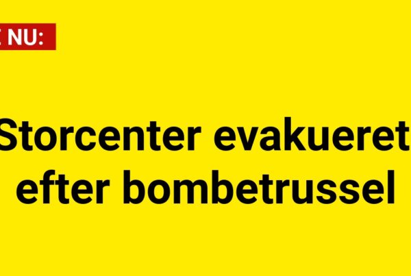 Storcenter evakueret efter bombetrussel