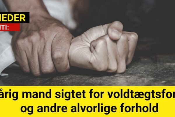 48-årig mand sigtet for voldtægtsforsøg og andre alvorlige forhold