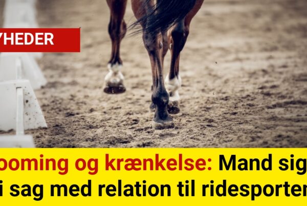 Grooming og krænkelse: Mand sigtet i sag med relation til ridesporten