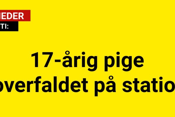 17-årig pige overfaldet på station