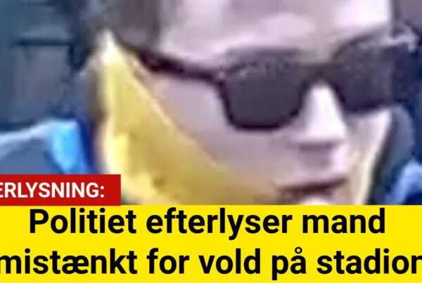 Politiet efterlyser mand mistænkt for vold på stadion