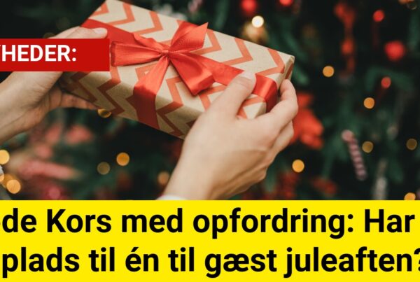 Røde Kors med opfordring: Har du plads til én til gæst juleaften?