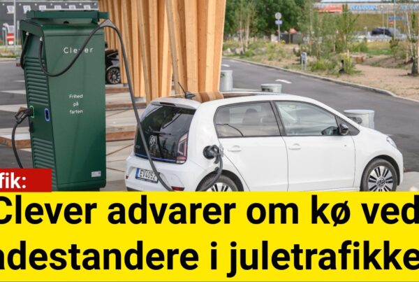 Clever advarer om kø ved ladestandere i juletrafikken