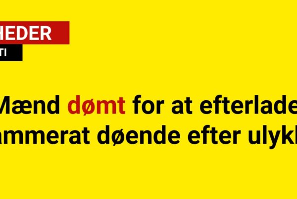 Mænd dømt for at efterlade kammerat døende efter ulykke