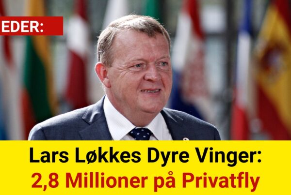 Lars Løkkes Dyre Vinger: 2,8 Millioner på Privatfly