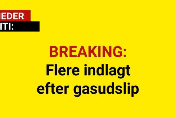 BREAKING: Flere indlagt efter gasudslip