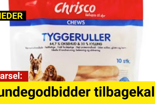 Advarsel: Hundegodbidder tilbagekaldt