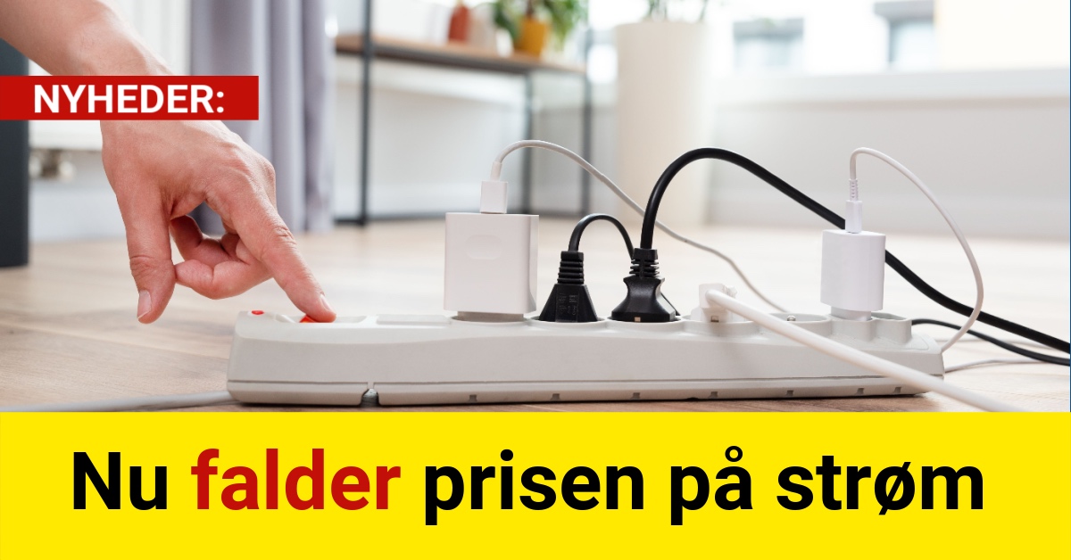 Nu falder prisen på strøm