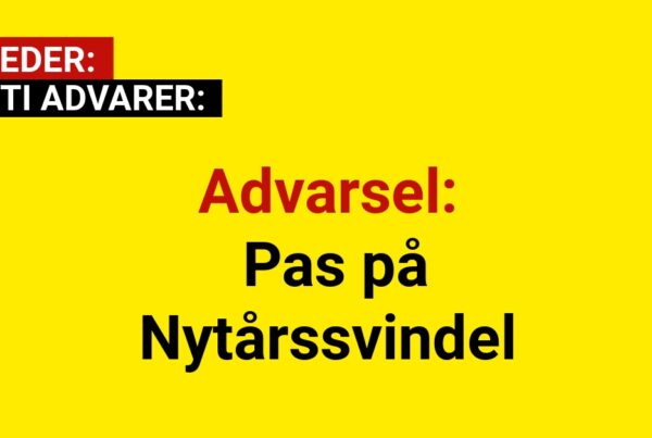 Advarsel: Pas på Nytårssvindel