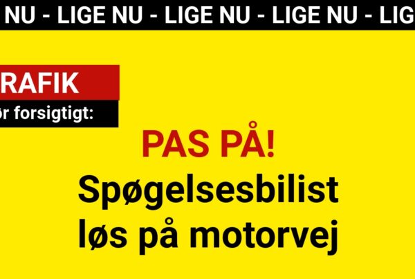 PAS PÅ! Spøgelsesbilist løs på motorvej