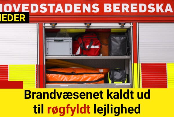 Brandvæsenet kaldt ud til røgfyldt lejlighed