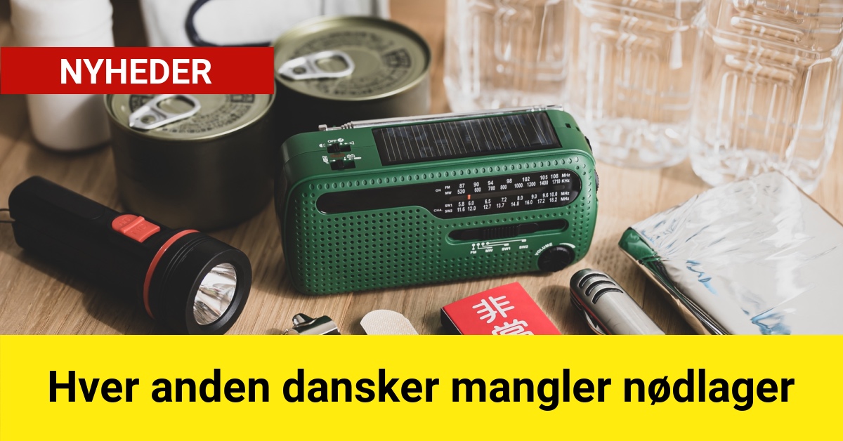 Hver anden dansker mangler nødlager