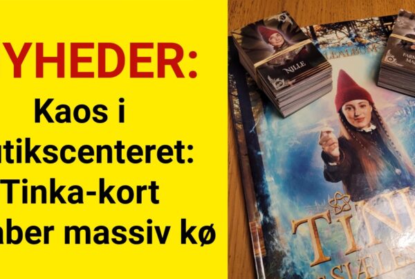 Kaos i butikscenteret: Tinka-kort skaber massiv kø