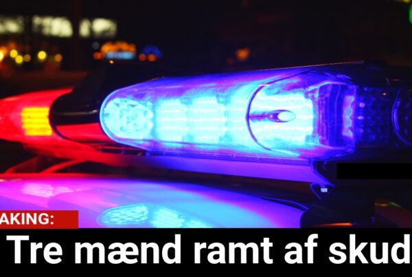 BREAKING: Tre mænd ramt af skud