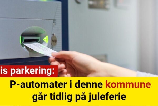 Gratis parkering: P-automater i denne kommune går tidlig på juleferie