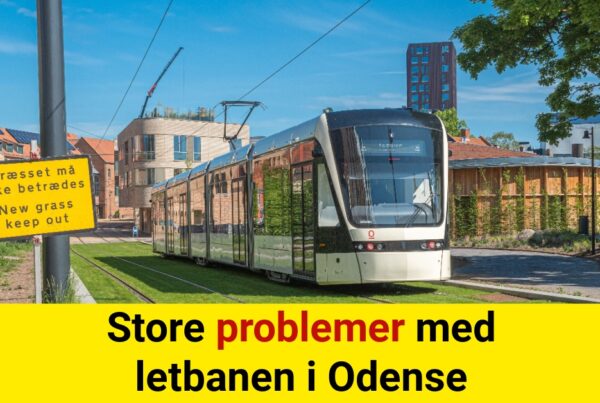 Store problemer med letbanen i Odense