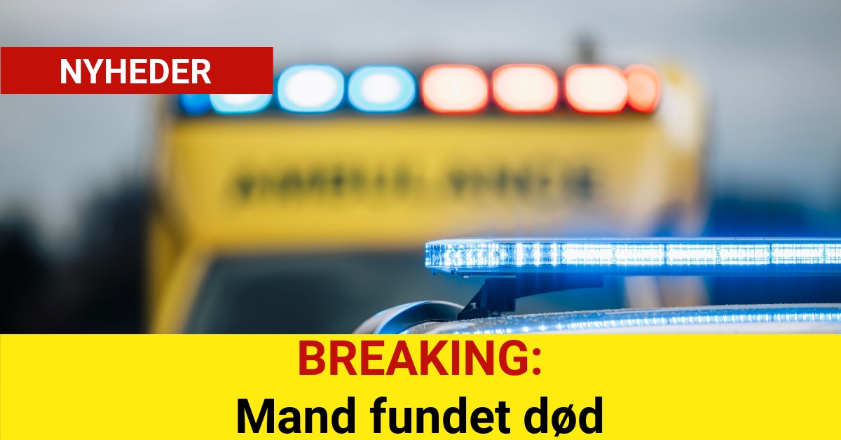 BREAKING: Mand fundet død