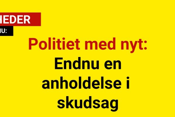 Politiet med nyt: Endnu en anholdelse i skudsag