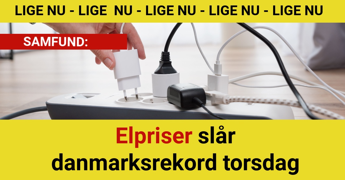 Elpriser slår danmarksrekord torsdag